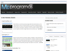 Tablet Screenshot of mixprogramas.com